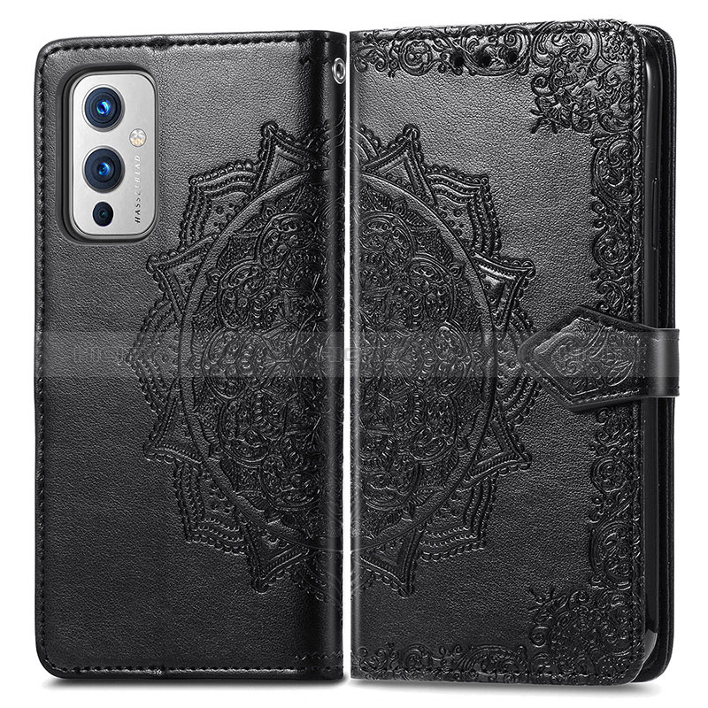 Custodia Portafoglio In Pelle Fantasia Modello Cover con Supporto per OnePlus 9 5G