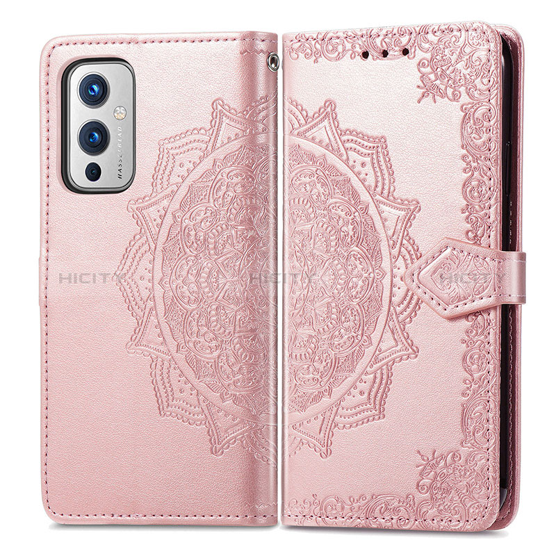 Custodia Portafoglio In Pelle Fantasia Modello Cover con Supporto per OnePlus 9 5G