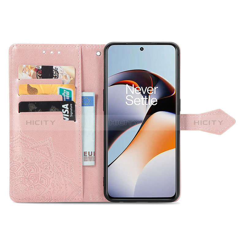 Custodia Portafoglio In Pelle Fantasia Modello Cover con Supporto per OnePlus Ace 2 Pro 5G