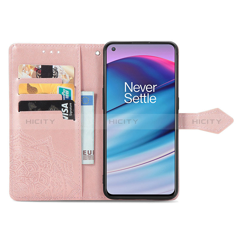 Custodia Portafoglio In Pelle Fantasia Modello Cover con Supporto per OnePlus Nord CE 5G