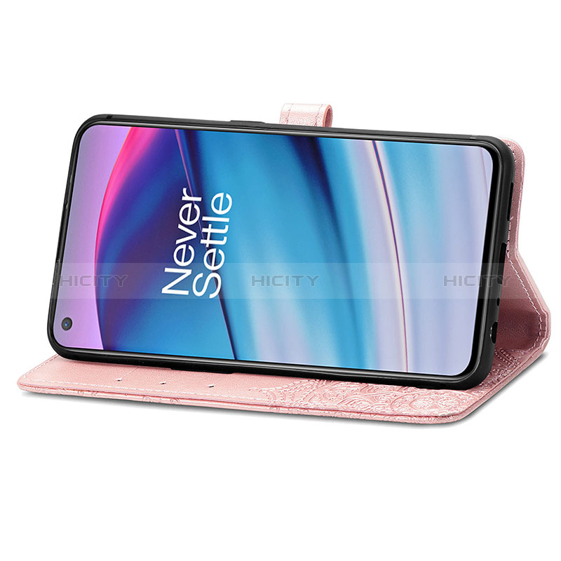 Custodia Portafoglio In Pelle Fantasia Modello Cover con Supporto per OnePlus Nord CE 5G