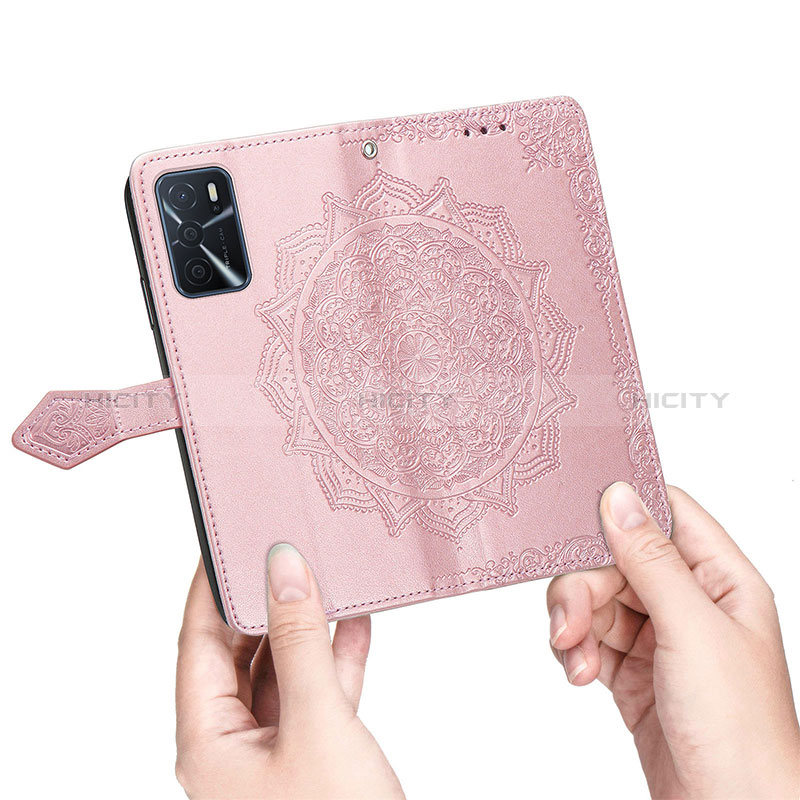 Custodia Portafoglio In Pelle Fantasia Modello Cover con Supporto per Oppo A16