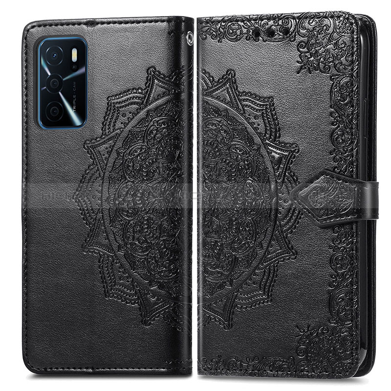 Custodia Portafoglio In Pelle Fantasia Modello Cover con Supporto per Oppo A16