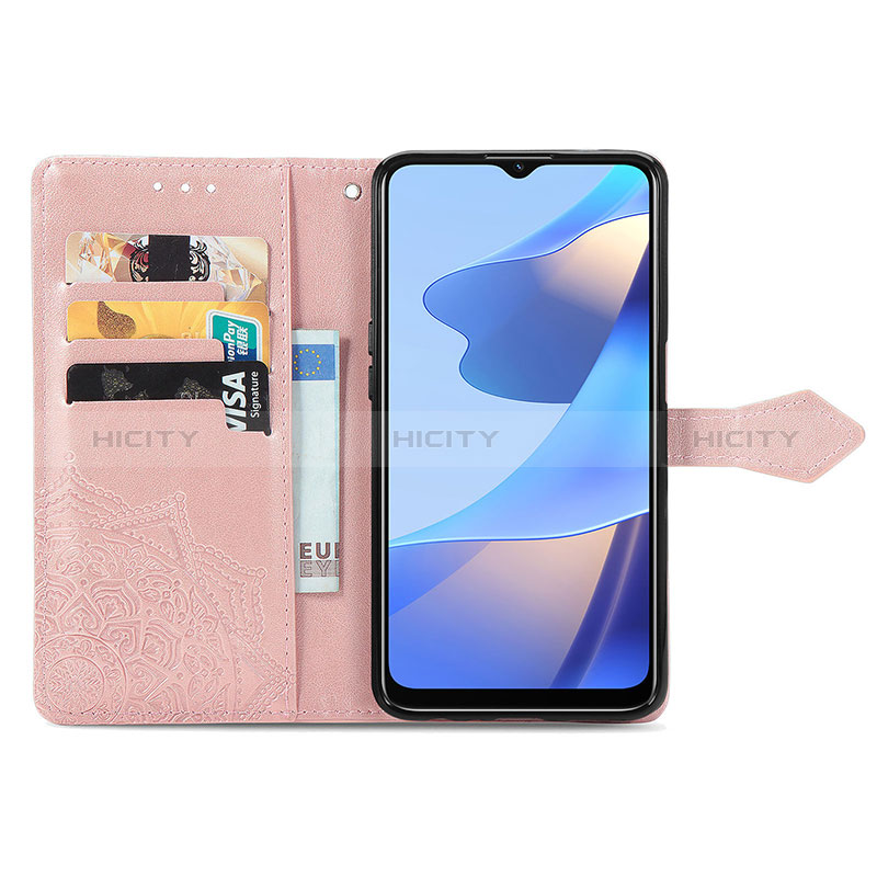 Custodia Portafoglio In Pelle Fantasia Modello Cover con Supporto per Oppo A16