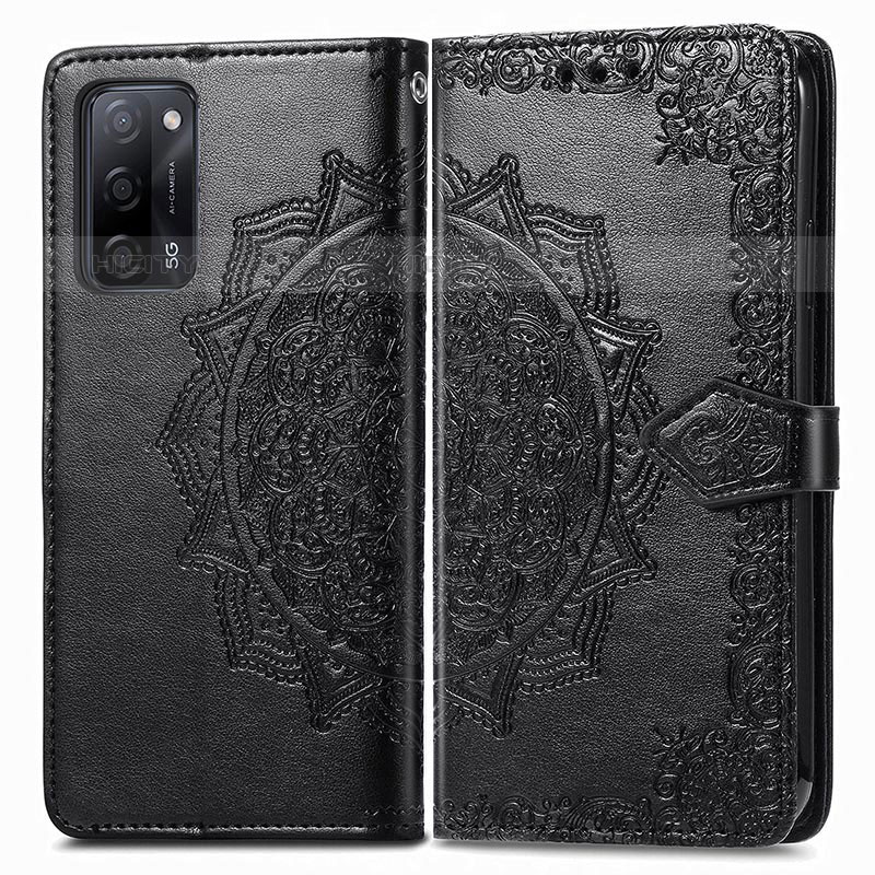 Custodia Portafoglio In Pelle Fantasia Modello Cover con Supporto per Oppo A55 5G