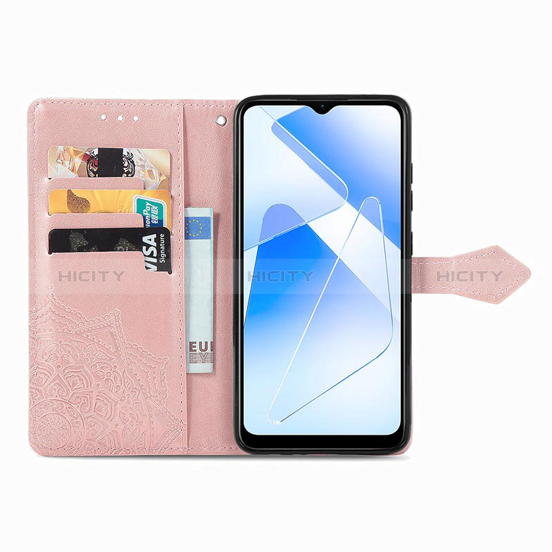 Custodia Portafoglio In Pelle Fantasia Modello Cover con Supporto per Oppo A56 5G