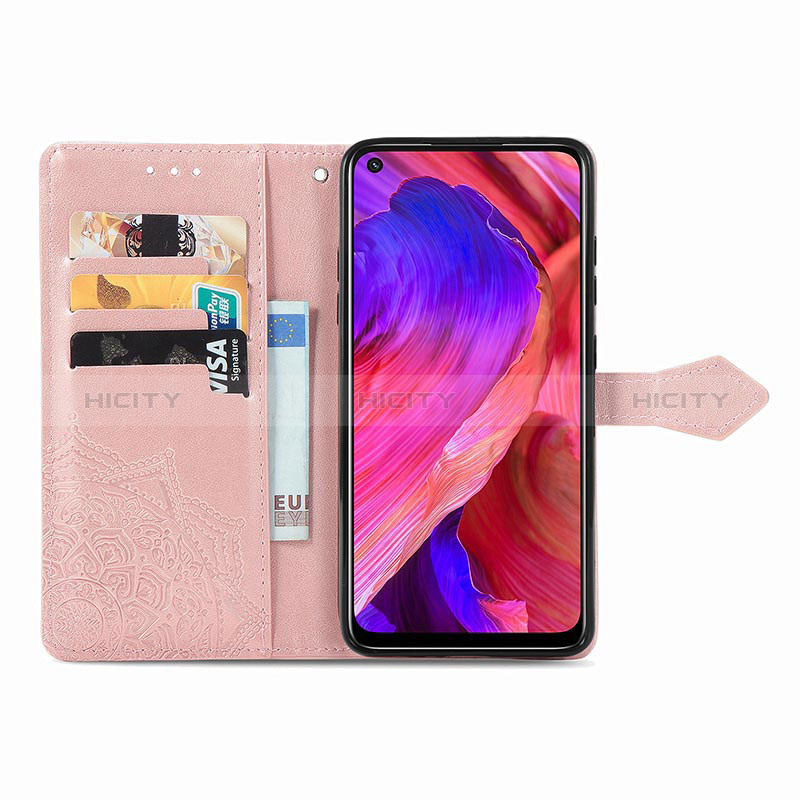 Custodia Portafoglio In Pelle Fantasia Modello Cover con Supporto per Oppo A74 5G