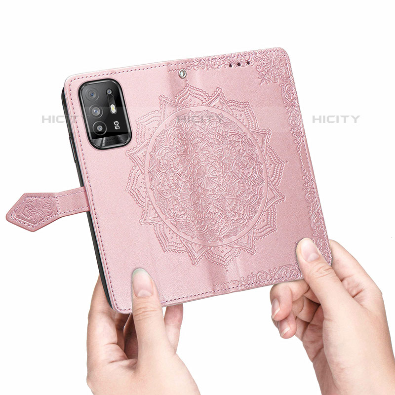 Custodia Portafoglio In Pelle Fantasia Modello Cover con Supporto per Oppo A94 5G