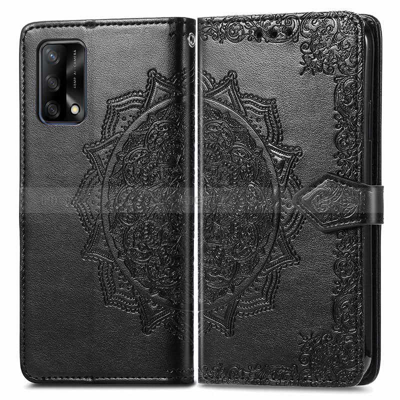 Custodia Portafoglio In Pelle Fantasia Modello Cover con Supporto per Oppo F19