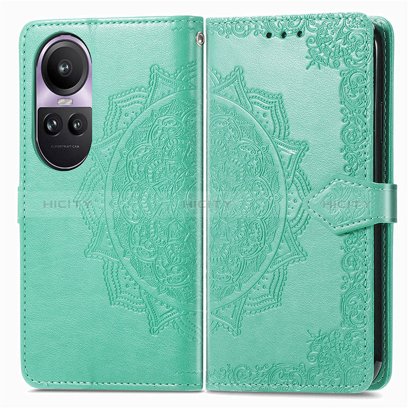 Custodia Portafoglio In Pelle Fantasia Modello Cover con Supporto per Oppo Reno10 5G