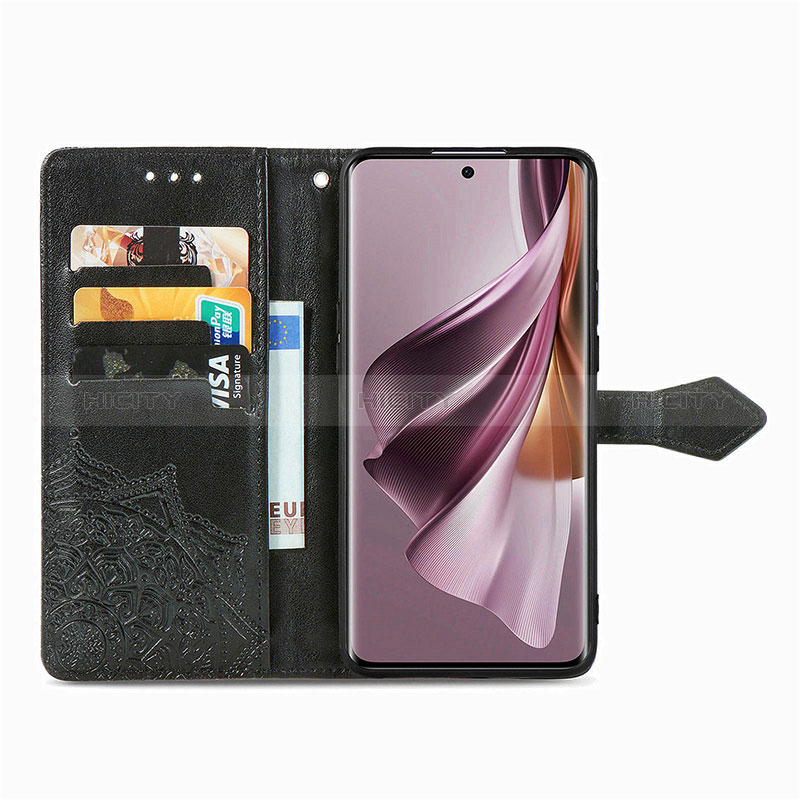 Custodia Portafoglio In Pelle Fantasia Modello Cover con Supporto per Oppo Reno10 5G