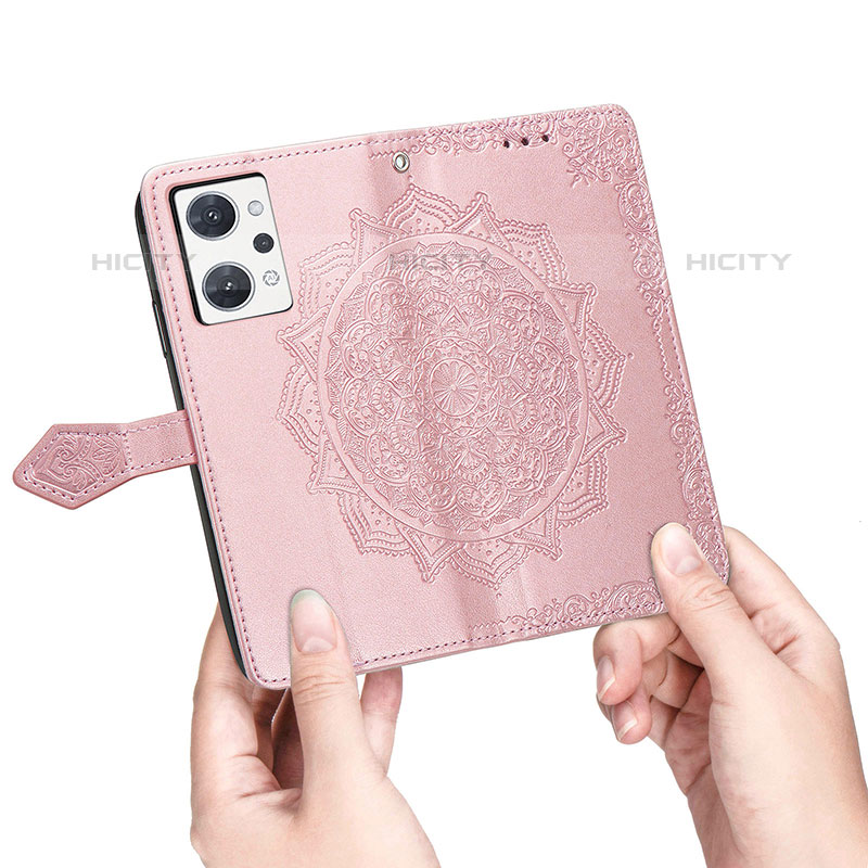 Custodia Portafoglio In Pelle Fantasia Modello Cover con Supporto per Oppo Reno7 A