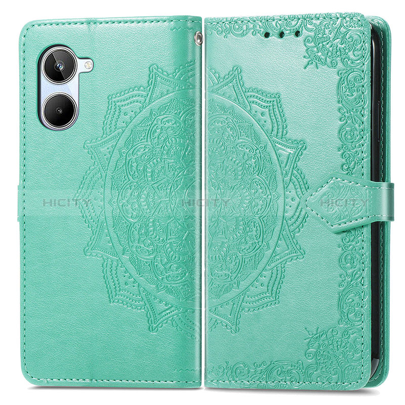 Custodia Portafoglio In Pelle Fantasia Modello Cover con Supporto per Realme 10 Pro 5G