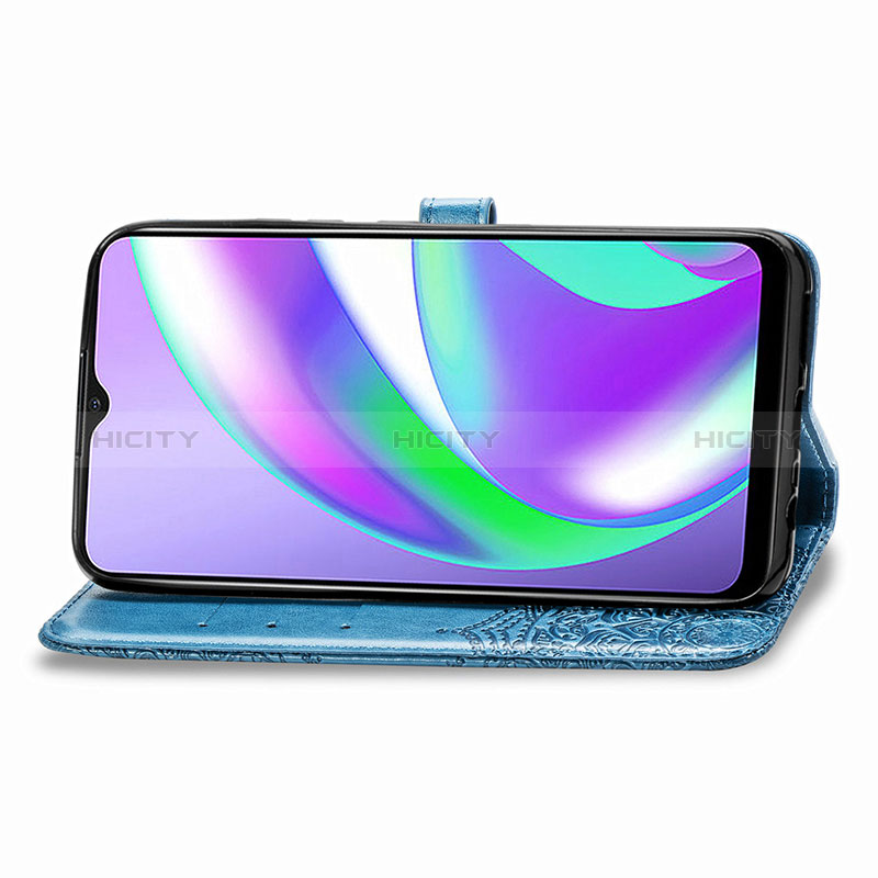 Custodia Portafoglio In Pelle Fantasia Modello Cover con Supporto per Realme 7i RMX2193