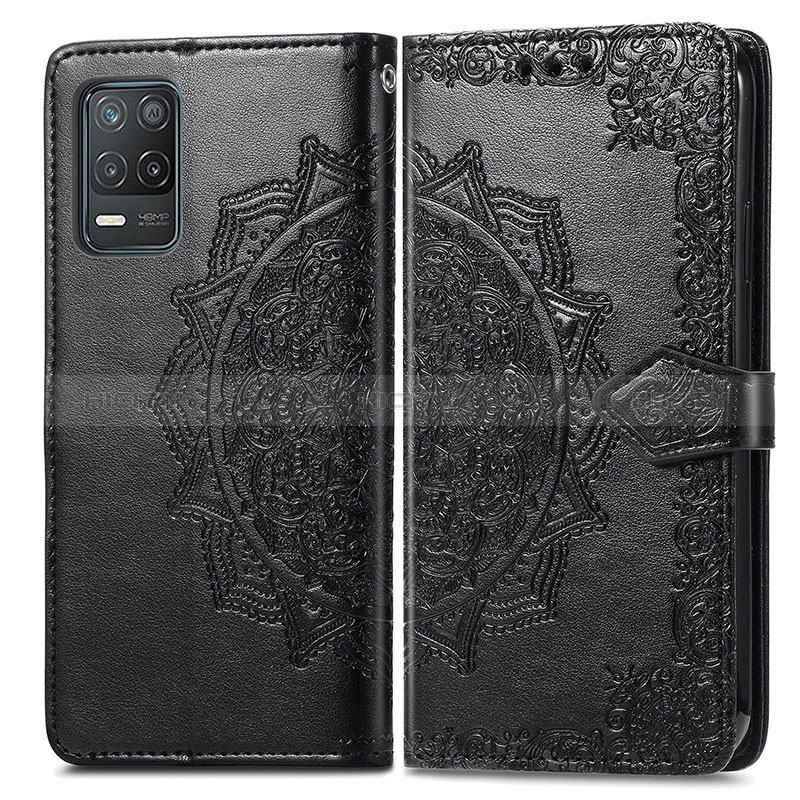 Custodia Portafoglio In Pelle Fantasia Modello Cover con Supporto per Realme 8 5G