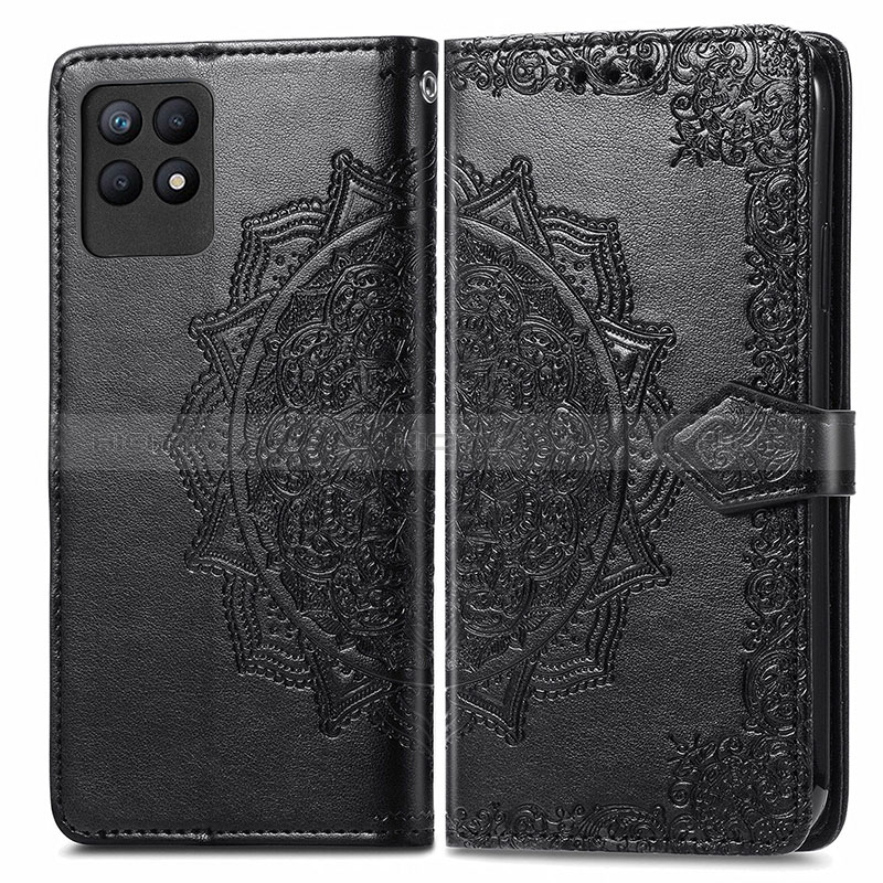 Custodia Portafoglio In Pelle Fantasia Modello Cover con Supporto per Realme 8i