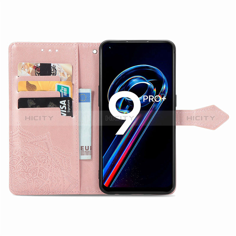 Custodia Portafoglio In Pelle Fantasia Modello Cover con Supporto per Realme 9 4G