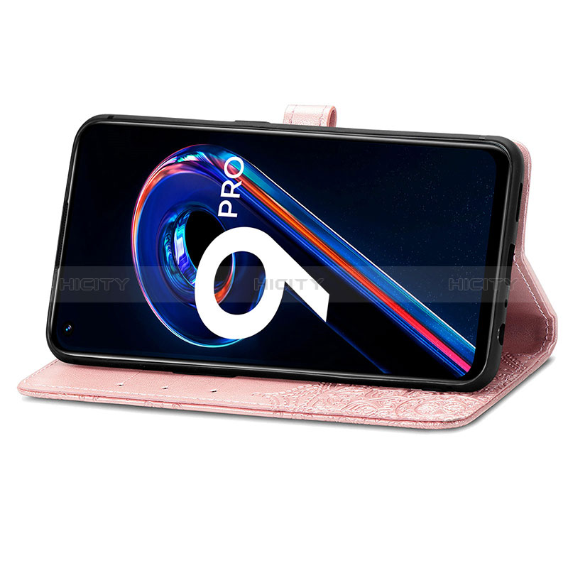 Custodia Portafoglio In Pelle Fantasia Modello Cover con Supporto per Realme 9 Pro 5G