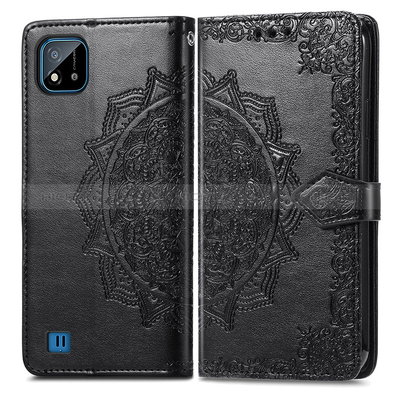 Custodia Portafoglio In Pelle Fantasia Modello Cover con Supporto per Realme C20