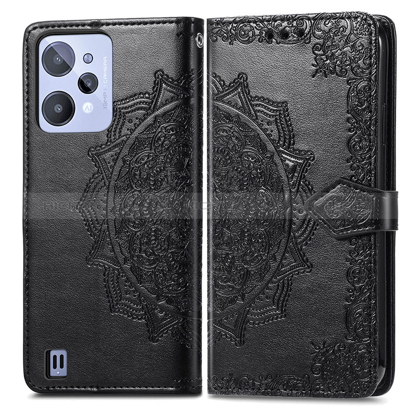 Custodia Portafoglio In Pelle Fantasia Modello Cover con Supporto per Realme C31