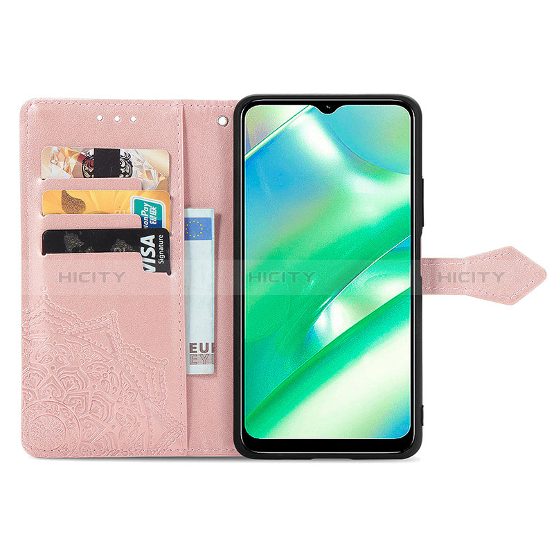 Custodia Portafoglio In Pelle Fantasia Modello Cover con Supporto per Realme C33 (2023)