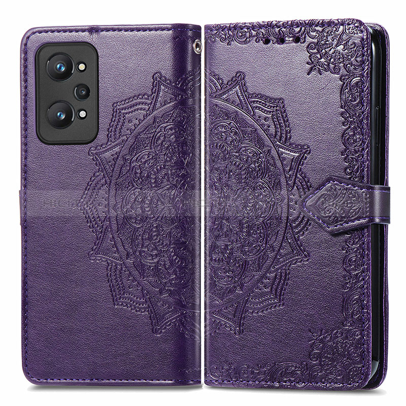 Custodia Portafoglio In Pelle Fantasia Modello Cover con Supporto per Realme GT Neo 3T 5G