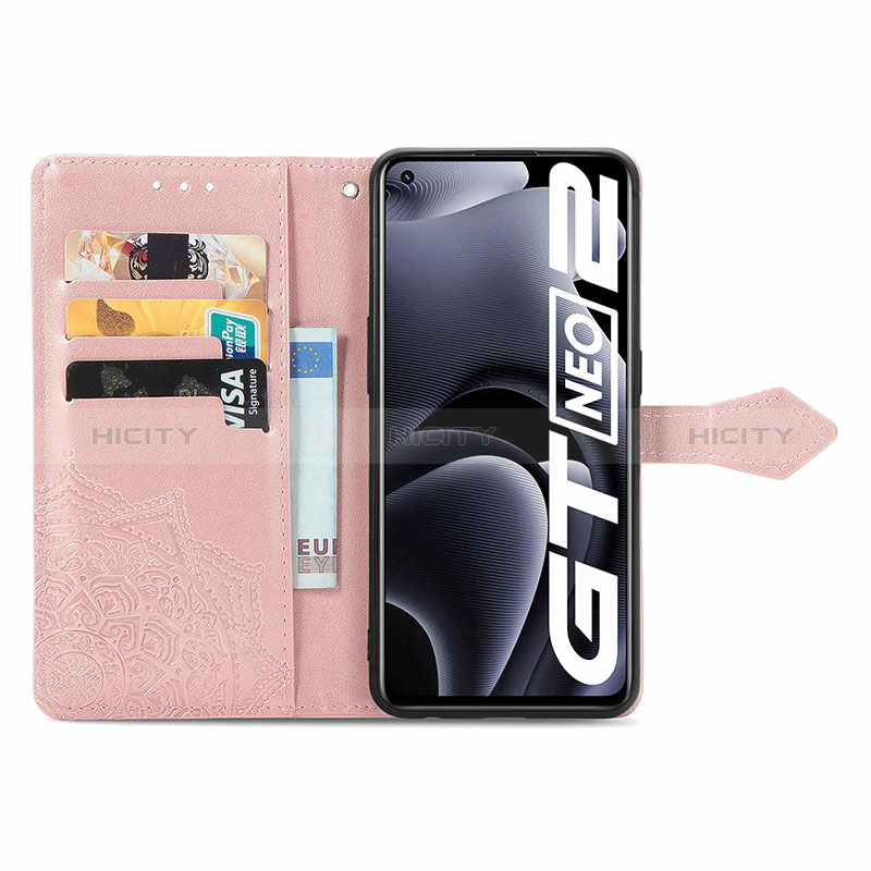 Custodia Portafoglio In Pelle Fantasia Modello Cover con Supporto per Realme GT Neo2 5G