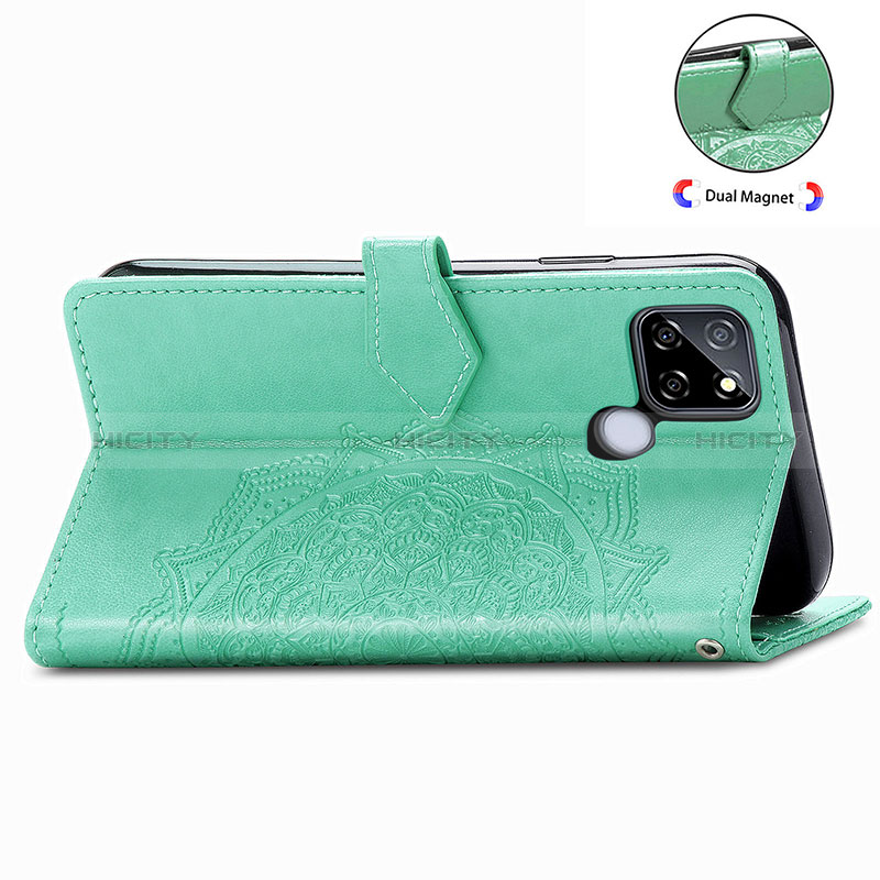 Custodia Portafoglio In Pelle Fantasia Modello Cover con Supporto per Realme Q2i 5G