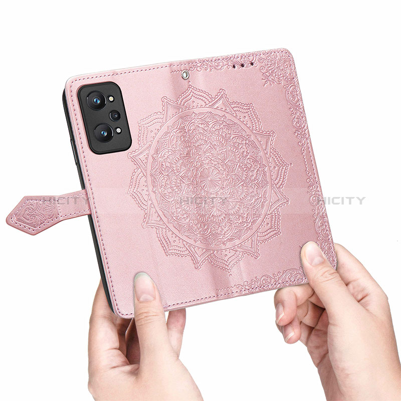 Custodia Portafoglio In Pelle Fantasia Modello Cover con Supporto per Realme Q5 Pro 5G