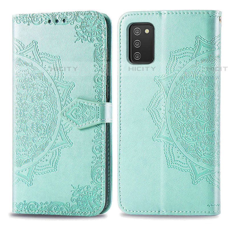 Custodia Portafoglio In Pelle Fantasia Modello Cover con Supporto per Samsung Galaxy A03s