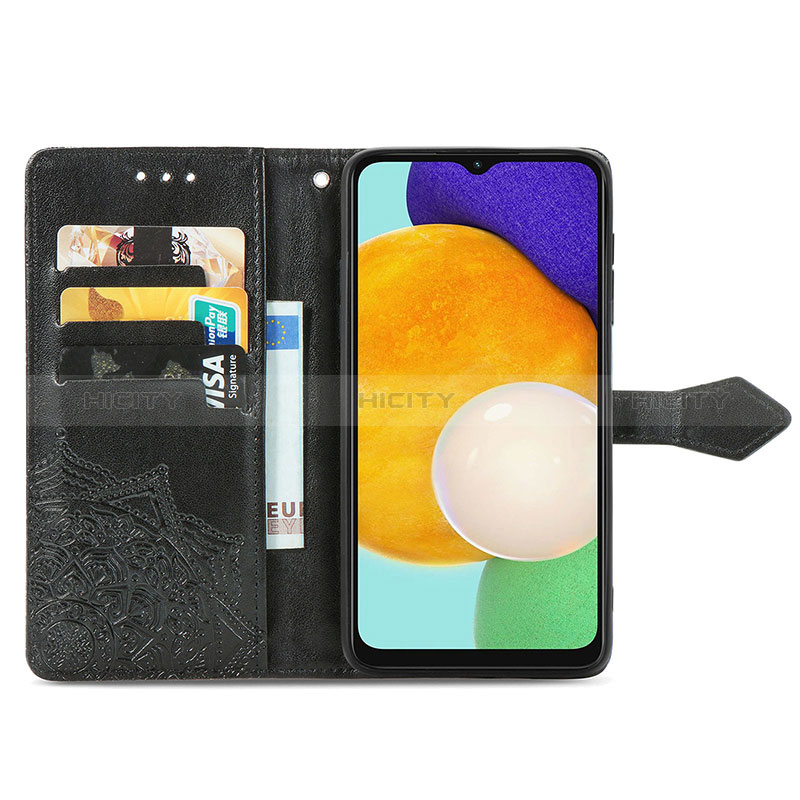 Custodia Portafoglio In Pelle Fantasia Modello Cover con Supporto per Samsung Galaxy A04s