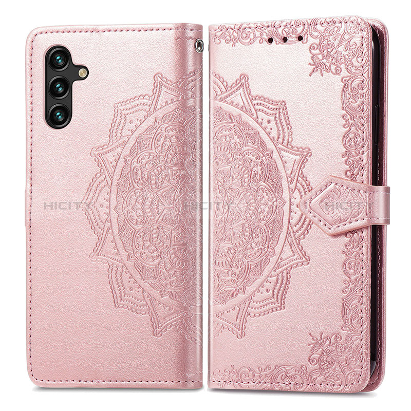 Custodia Portafoglio In Pelle Fantasia Modello Cover con Supporto per Samsung Galaxy A04s