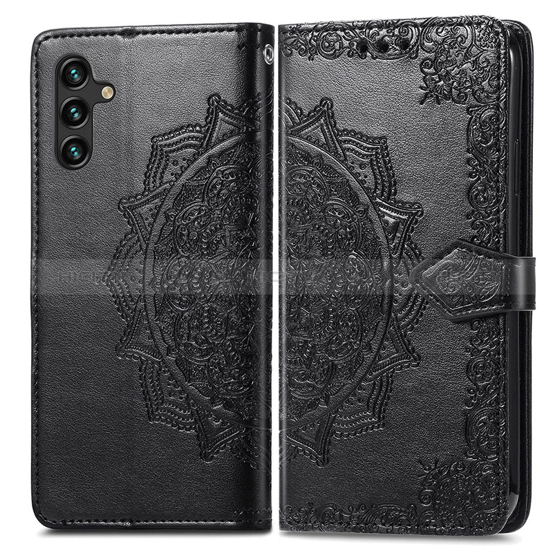 Custodia Portafoglio In Pelle Fantasia Modello Cover con Supporto per Samsung Galaxy A04s