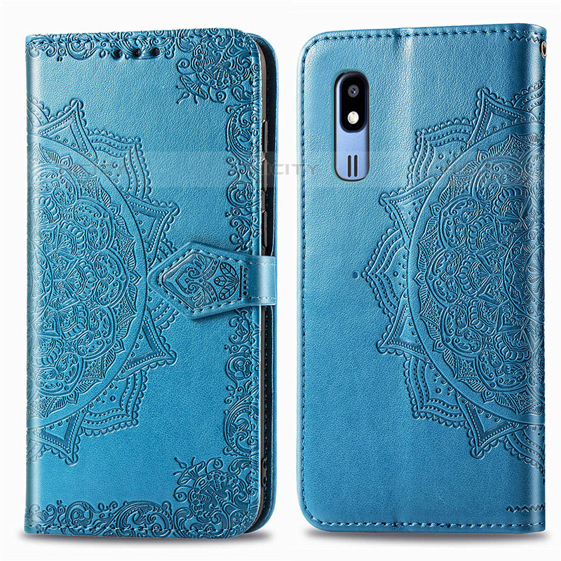 Custodia Portafoglio In Pelle Fantasia Modello Cover con Supporto per Samsung Galaxy A2 Core A260F A260G