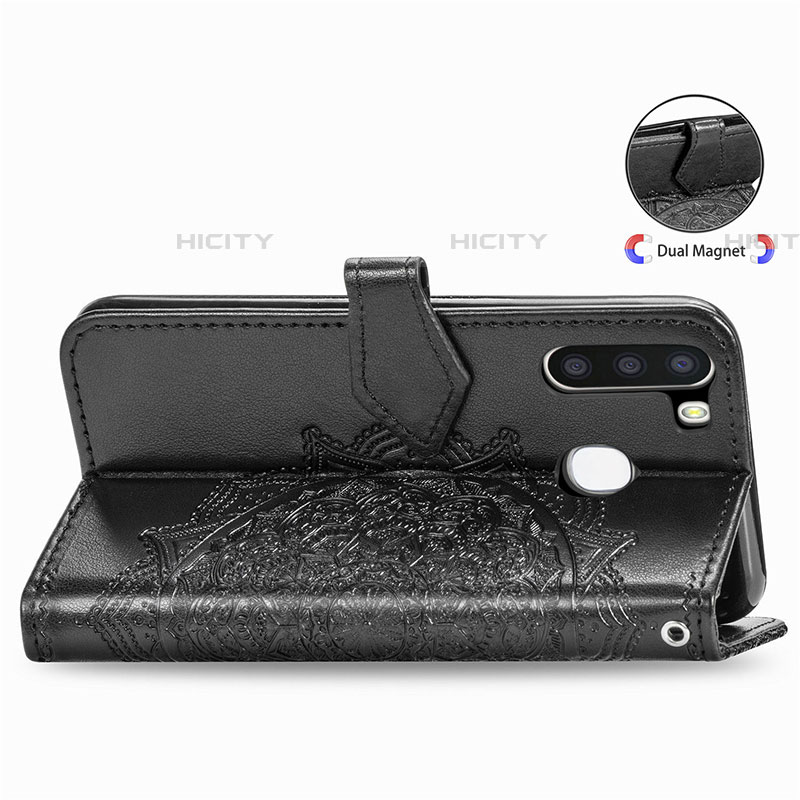 Custodia Portafoglio In Pelle Fantasia Modello Cover con Supporto per Samsung Galaxy A21 European