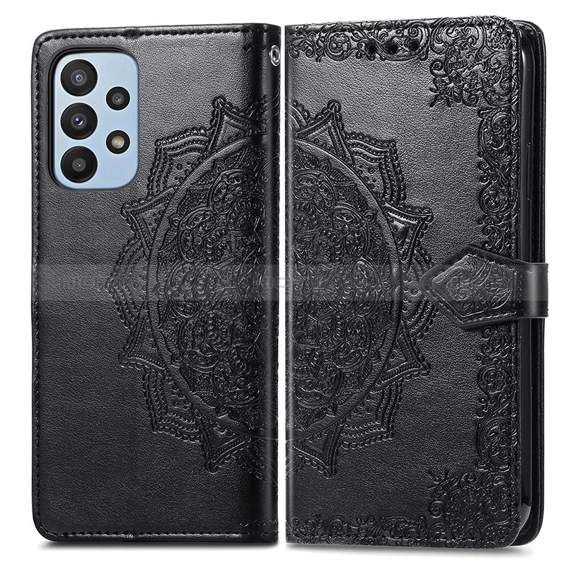 Custodia Portafoglio In Pelle Fantasia Modello Cover con Supporto per Samsung Galaxy A23 5G