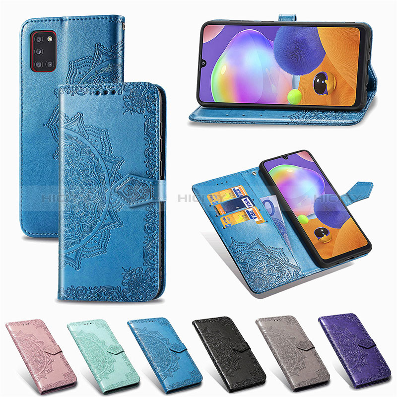 Custodia Portafoglio In Pelle Fantasia Modello Cover con Supporto per Samsung Galaxy A31