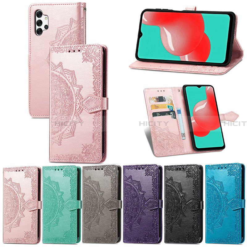 Custodia Portafoglio In Pelle Fantasia Modello Cover con Supporto per Samsung Galaxy A32 4G