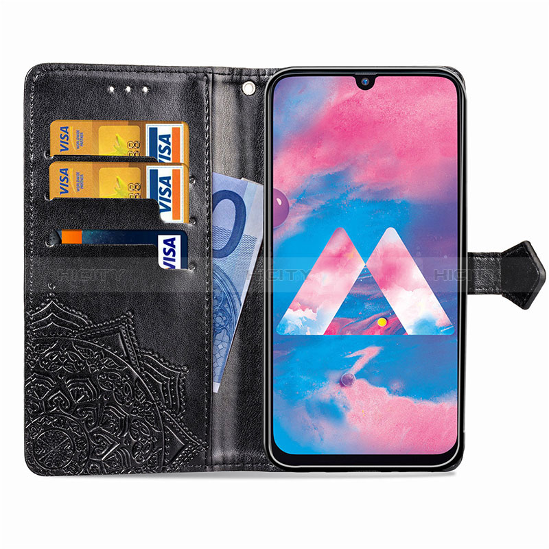 Custodia Portafoglio In Pelle Fantasia Modello Cover con Supporto per Samsung Galaxy A40s