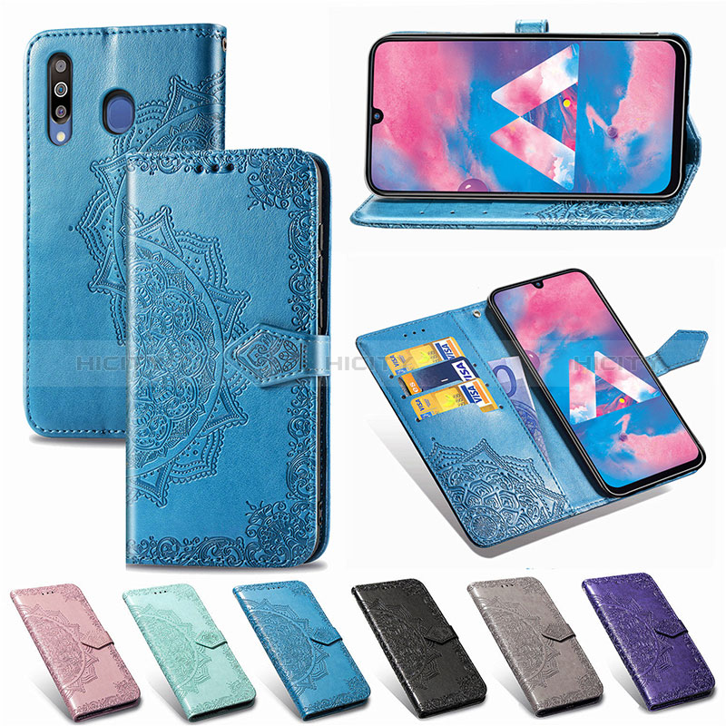 Custodia Portafoglio In Pelle Fantasia Modello Cover con Supporto per Samsung Galaxy A40s