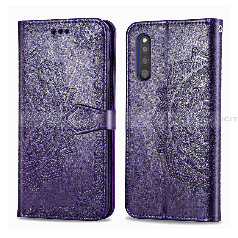 Custodia Portafoglio In Pelle Fantasia Modello Cover con Supporto per Samsung Galaxy A41 SC-41A