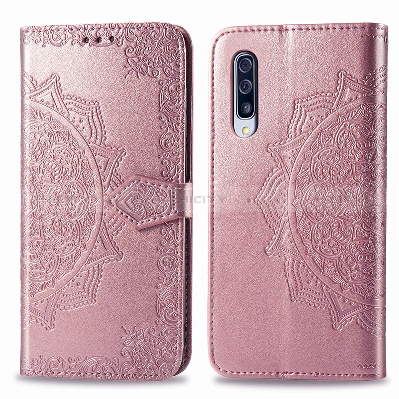 Custodia Portafoglio In Pelle Fantasia Modello Cover con Supporto per Samsung Galaxy A50