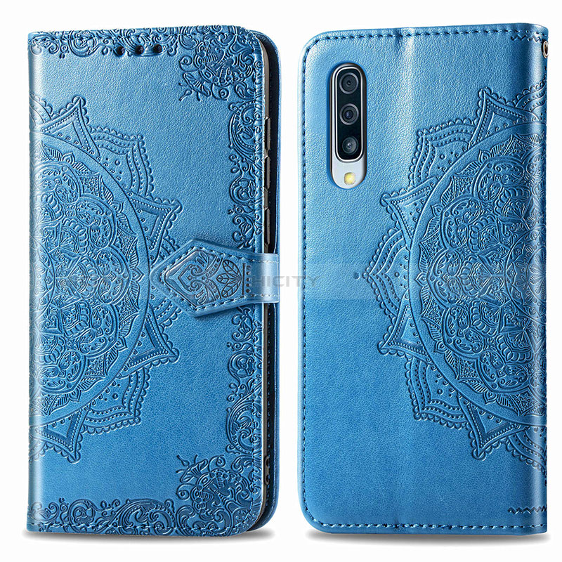 Custodia Portafoglio In Pelle Fantasia Modello Cover con Supporto per Samsung Galaxy A50