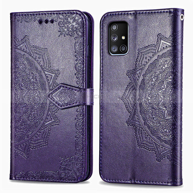 Custodia Portafoglio In Pelle Fantasia Modello Cover con Supporto per Samsung Galaxy A51 5G