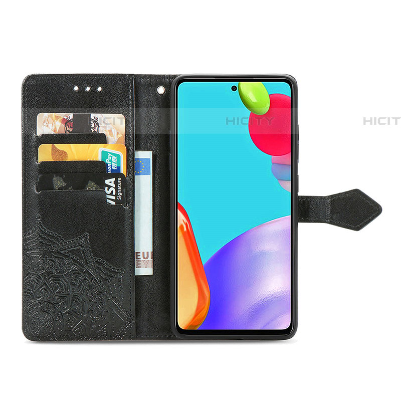 Custodia Portafoglio In Pelle Fantasia Modello Cover con Supporto per Samsung Galaxy A52 4G