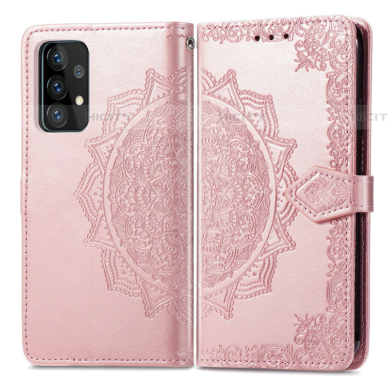 Custodia Portafoglio In Pelle Fantasia Modello Cover con Supporto per Samsung Galaxy A52 5G