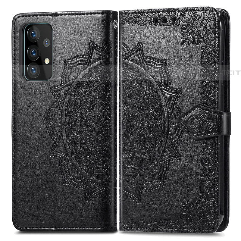 Custodia Portafoglio In Pelle Fantasia Modello Cover con Supporto per Samsung Galaxy A52 5G