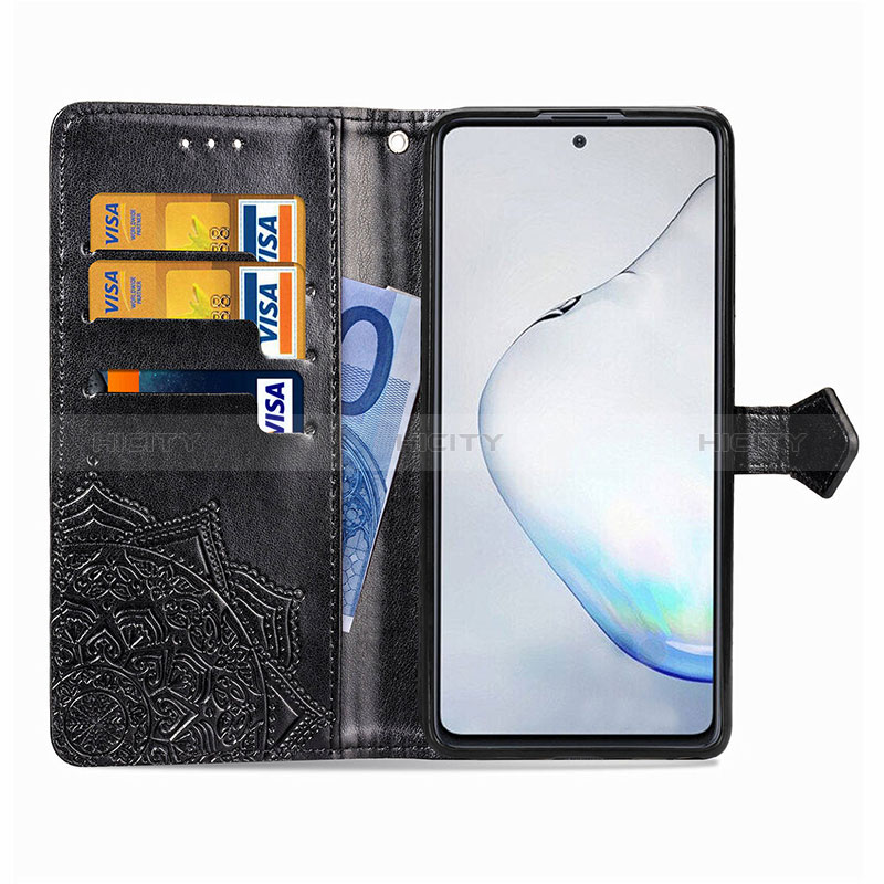 Custodia Portafoglio In Pelle Fantasia Modello Cover con Supporto per Samsung Galaxy A81