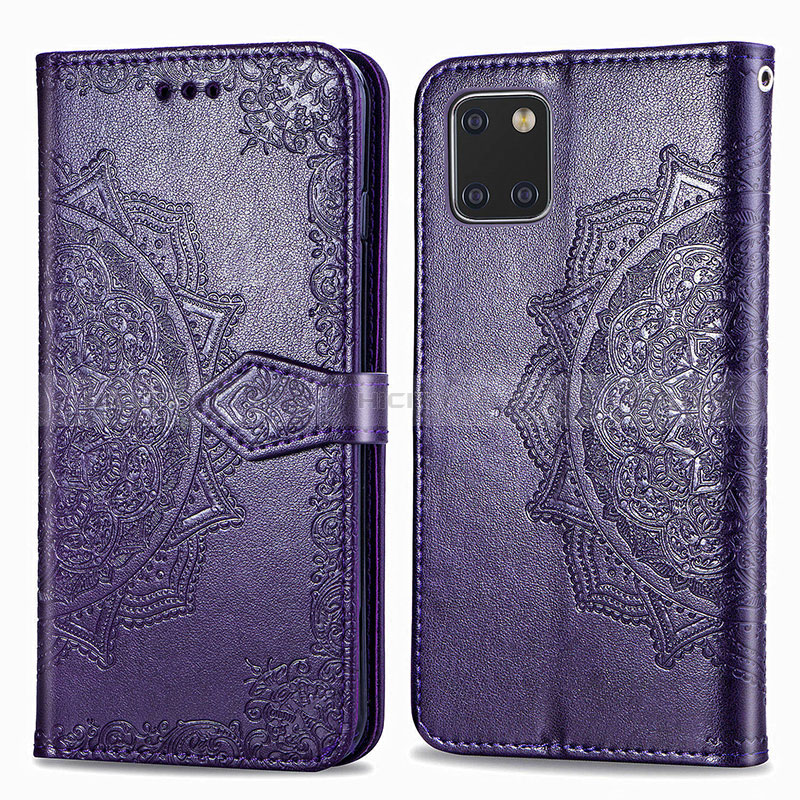 Custodia Portafoglio In Pelle Fantasia Modello Cover con Supporto per Samsung Galaxy A81