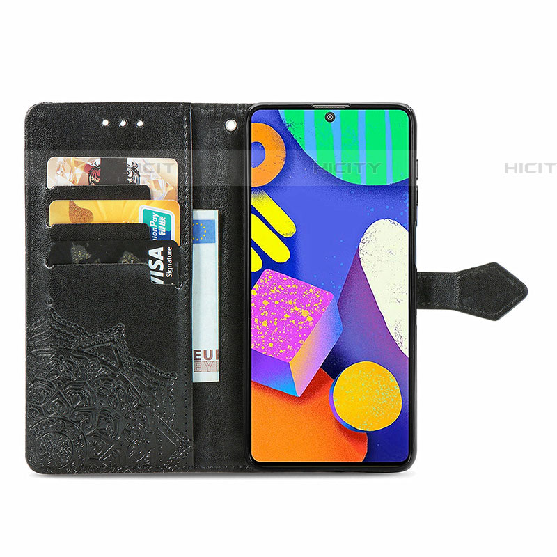 Custodia Portafoglio In Pelle Fantasia Modello Cover con Supporto per Samsung Galaxy F62 5G